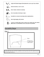 Предварительный просмотр 3 страницы World Market 492142 Assembly Instructions