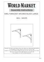 World Market 543575 Assembly Instructions preview