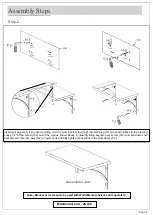 Предварительный просмотр 4 страницы World Market 543575 Assembly Instructions