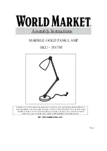 World Market 556785 Assembly Instructions preview