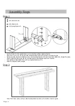 Preview for 4 page of World Market 565911 Assembly Instructions