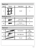 Предварительный просмотр 2 страницы World Market 566585 Assembly Instructions Manual