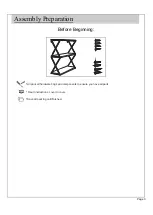 Предварительный просмотр 3 страницы World Market 566585 Assembly Instructions Manual