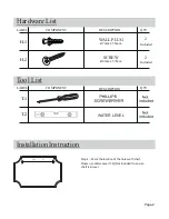 Предварительный просмотр 2 страницы World Market 590396 Assembly Instructions