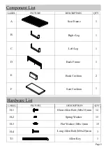 Предварительный просмотр 2 страницы World Market 597206 Assembly Instructions Manual