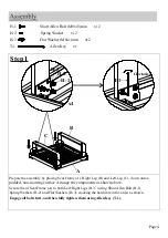 Preview for 4 page of World Market ALICANTE II 597208 Assembly Instructions Manual