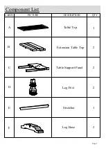 Preview for 2 page of World Market Avila 602534 Assembly Instructions Manual