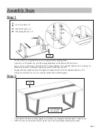 Preview for 4 page of World Market Cailen 589788 Assembly Instructions