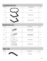 Предварительный просмотр 2 страницы World Market Cailen 598931 Assembly Instructions Manual