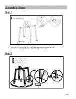 Предварительный просмотр 4 страницы World Market Cailen 598931 Assembly Instructions Manual