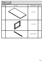 Предварительный просмотр 2 страницы World Market Caspian 608271 Assembly Instructions Manual