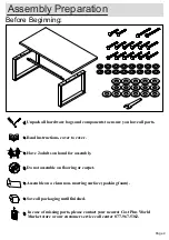 Предварительный просмотр 4 страницы World Market Caspian 608271 Assembly Instructions Manual