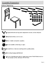 Preview for 4 page of World Market Caspian 608273 Assembly Instructions Manual