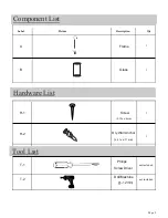 Предварительный просмотр 2 страницы World Market Connor 557442 Assembly Instructions