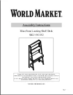 World Market Elias Faux 583352 Assembly Instructions Manual preview