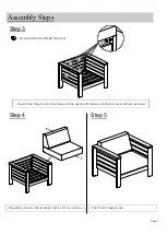 Preview for 5 page of World Market Formentera Occ 566545 Assembly Instructions Manual