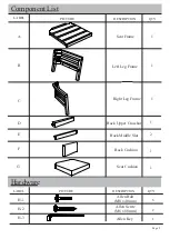 Предварительный просмотр 2 страницы World Market Marciana 582732 Assembly Instructions Manual