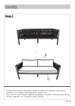 Preview for 6 page of World Market MATTEO OCCASIONAL BENCH 606742 Assembly Instructions Manual