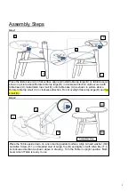 Предварительный просмотр 3 страницы World Market MULTI LEVEL ACCENT TABLE 507656 Assembly Instructions