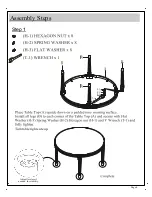 Preview for 4 page of World Market Paige 542367 Assembly Instructions