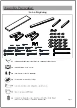 Предварительный просмотр 3 страницы World Market Palmera 585019 Assembly Instructions Manual