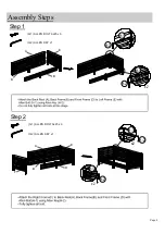 Предварительный просмотр 4 страницы World Market Praiano Occassional 501370 Assembly Instructions Manual