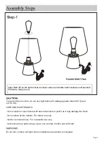 Предварительный просмотр 2 страницы World Market RYAN 582926 Assembly Instructions