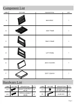 Предварительный просмотр 2 страницы World Market Samar 608712 Assembly Instructions Manual