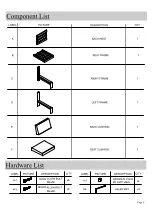 Preview for 2 page of World Market Segovia 606732 Assembly Instructions Manual