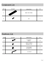 Предварительный просмотр 2 страницы World Market Segovia Dining Bench 582745 Assembly Instructions