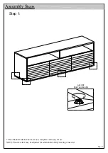 Preview for 3 page of World Market Theo Media Cabinet Assembly Instructions