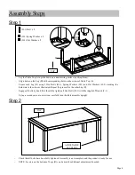 Preview for 4 page of World Market Tobias 608268 Assembly Instructions