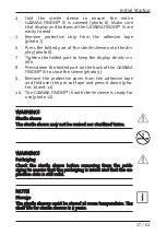 Preview for 19 page of WORLD OF MEDICINE Gamma Finder Instructions For Use Manual