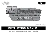 Preview for 1 page of World Tech Toys RC Creatures Gorilla Instruction Manual