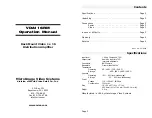 Preview for 1 page of World Video Sales MicroImage Video Systems VDA116RM Operation Manual