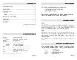 Preview for 2 page of World Video Sales MicroImage Video Systems VDA206 Operation Manual