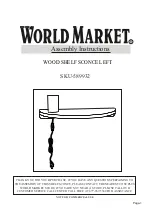 World 589932 Assembly Instructions Manual preview