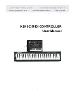 Предварительный просмотр 1 страницы Worlde Digital Piano KS49C User Manual