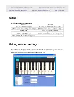 Предварительный просмотр 8 страницы Worlde Digital Piano KS49C User Manual