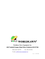 Preview for 16 page of Worldlawn 28? Operator'S Manual