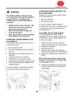 Preview for 22 page of Worldlawn Venom WYS32FS600VL Operator'S Manual