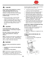 Preview for 28 page of Worldlawn Venom WYS32FS600VL Operator'S Manual