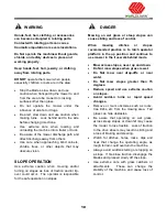 Preview for 10 page of Worldlawn Venom WYS48FX730VL Operator'S Manual