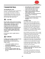 Preview for 21 page of Worldlawn Venom WYS48FX730VL Operator'S Manual