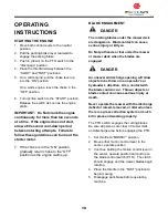 Preview for 19 page of Worldlawn Venom WYS48FX730VX Operator'S Manual