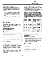 Preview for 25 page of Worldlawn Venom WYS48FX730VX Operator'S Manual