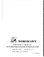 Preview for 24 page of Worldlawn WY42 Operator'S Manual