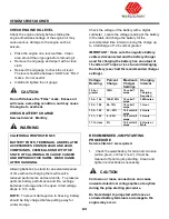 Preview for 23 page of Worldlawn WYO48FX730VL Operator'S Manual