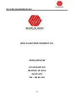 Preview for 3 page of Worldlawn WYW36FS481V Operator'S Manual