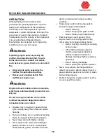 Preview for 10 page of Worldlawn WYW36FS481V Operator'S Manual